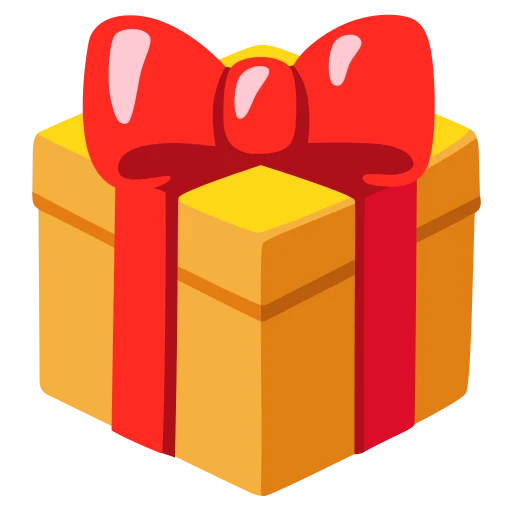 Paquet cadeau, symbole du don de protections