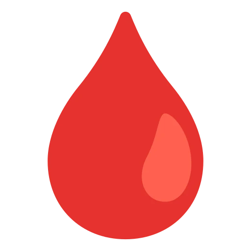 Goutte de sang, symbole des règles
